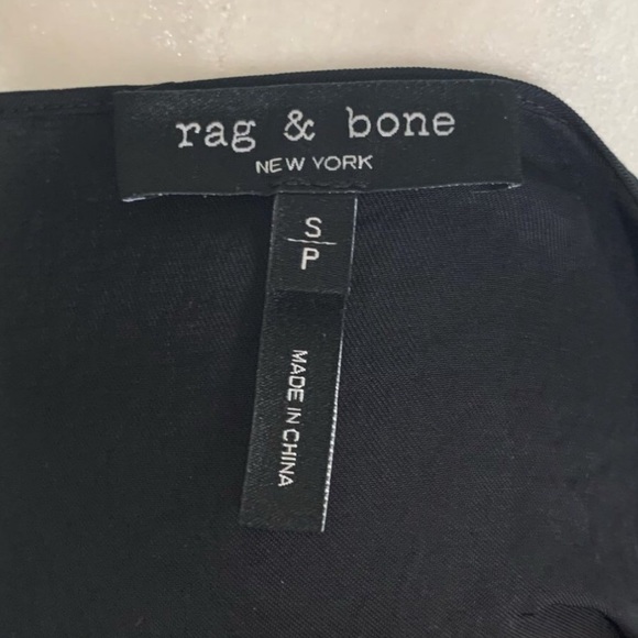 Rag & Bone Collins Twist Front Sleeveless Top Black Size Small Halter Tank Top - Picture 4 of 4